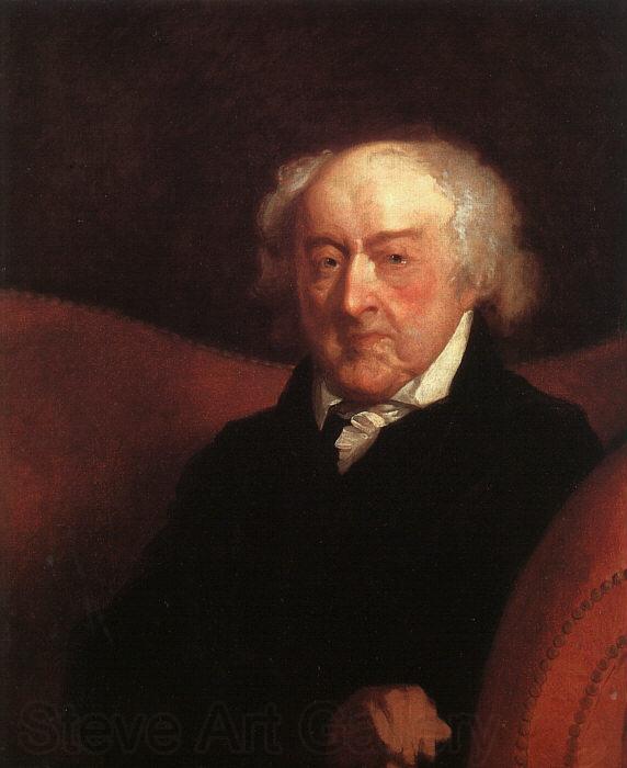Gilbert Charles Stuart John Adams Norge oil painting art
